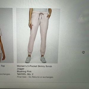 Jaanuu scrub bottoms. Two pair.